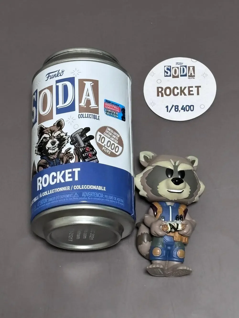 Funko Soda Rocket Guardians Of The Galaxy NYCC 2021 Common LE 8400 Marvel